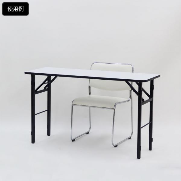 会議テーブルW1200×D450（白）