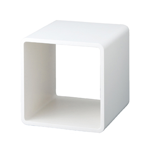 キューブボックス正方形(大) 白