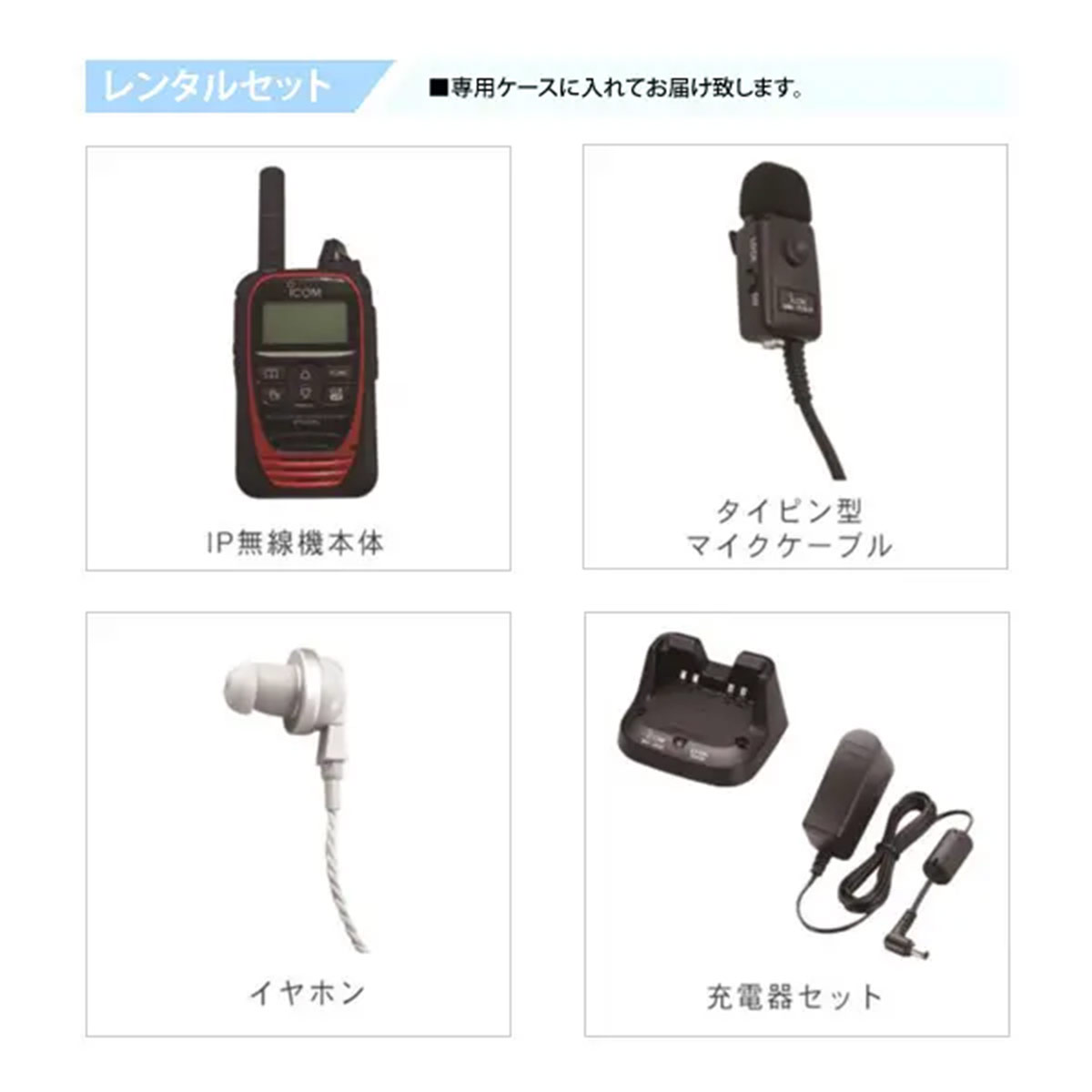 LTEトランシーバー(icom IP501H)