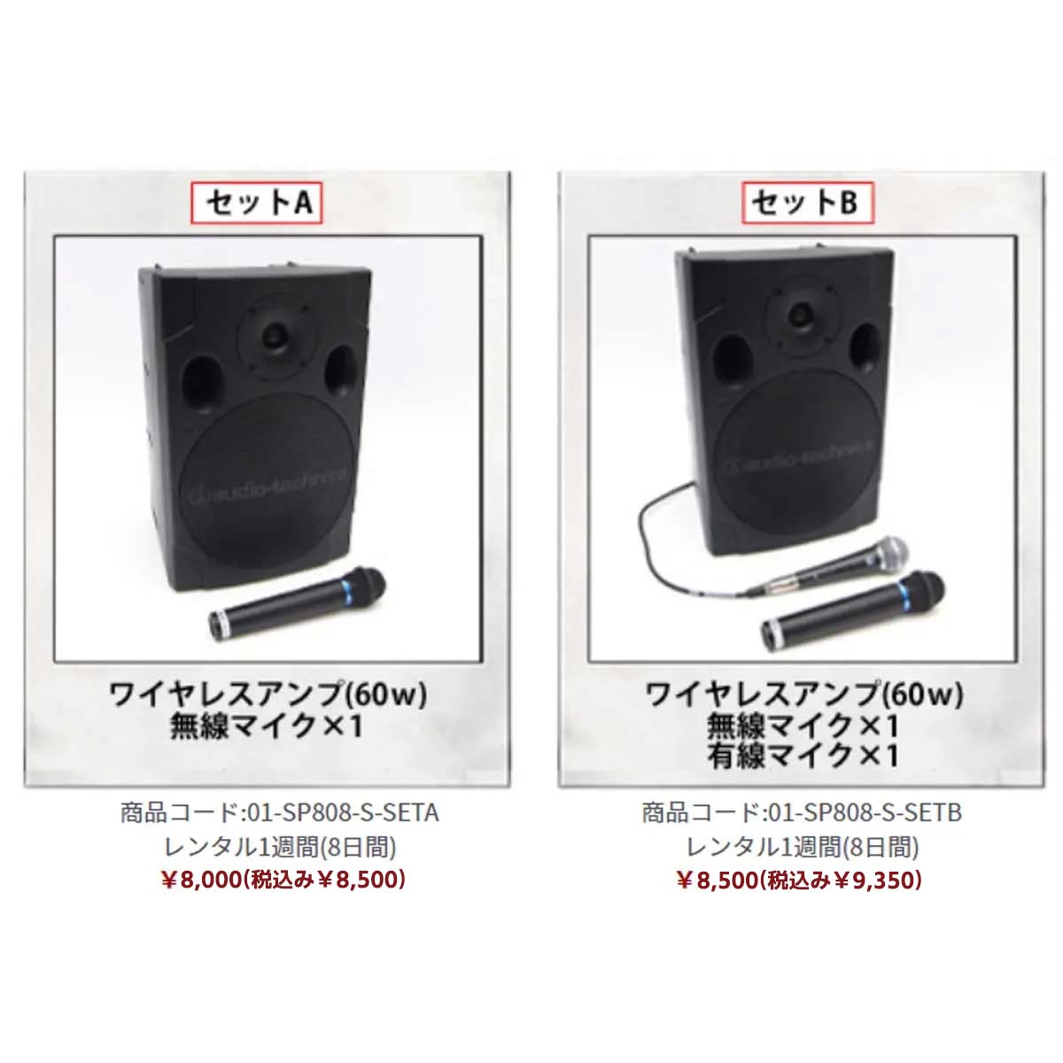 アンプセット(60W)