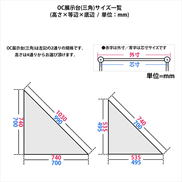 OC展示台(三角形)