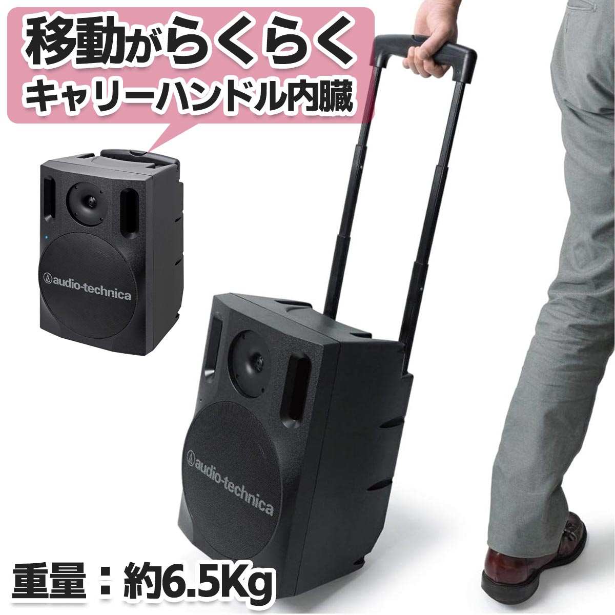 アンプ本体＋ピンマイクセット2個