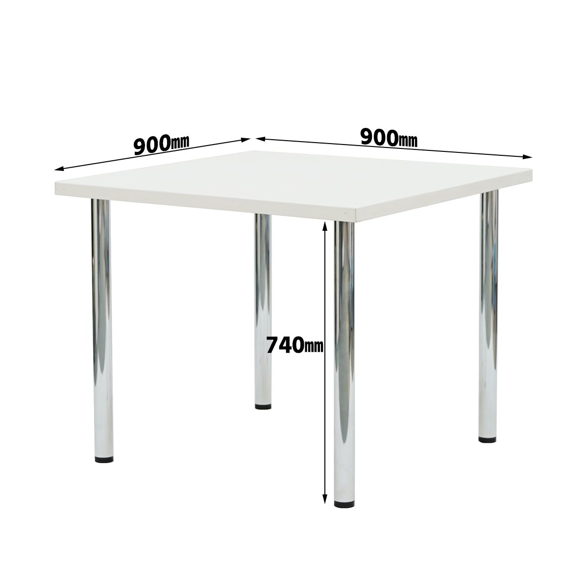 マルチテーブル900角(正方形)ホワイト