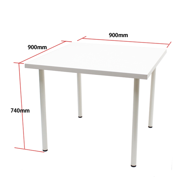 ライトテーブル　900角(正方形)　ホワイト