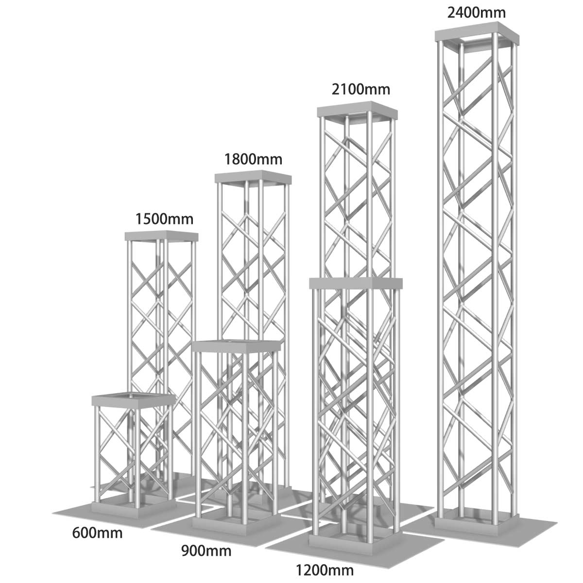 自立式アルミ・トラス(312mm角)