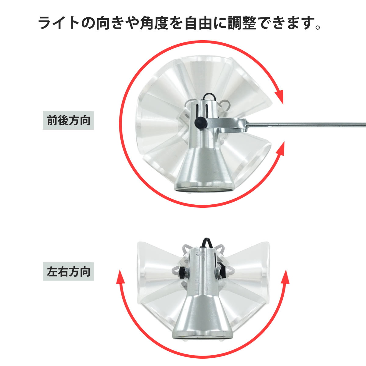 パネル用LEDアームスポットライト(電球色)