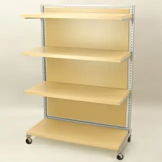 黒ゴンドラ什器 両面ネット(本体) / 展示会オール・レンタル